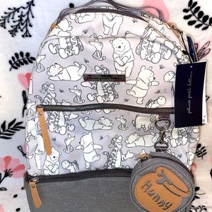 NWT PETUNIA PICKLE BOTTOM DIAPER BACKPACK Winnie the Pooh